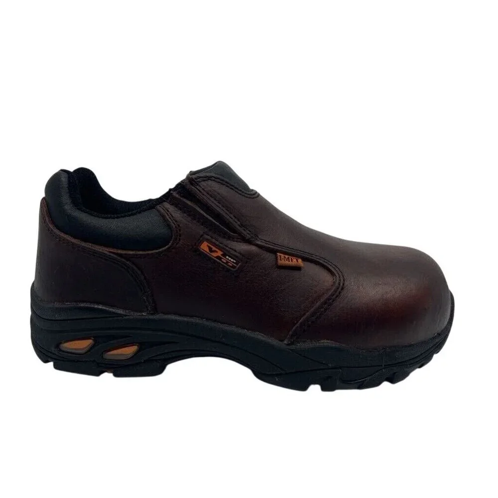 Thorogood Unisex Adults I-Met2 Work Safety Boots Brown Leather Ankle M4 W6 M New